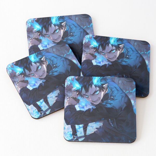 Item preview, Rin Okumura Blue Exorcist Blue Flames Intense Anime Boy designed and sold by riadjamai.