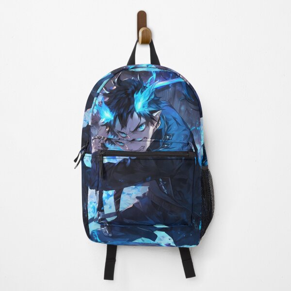 Item preview, Rin Okumura Blue Exorcist Blue Flames Intense Anime Boy designed and sold by riadjamai.