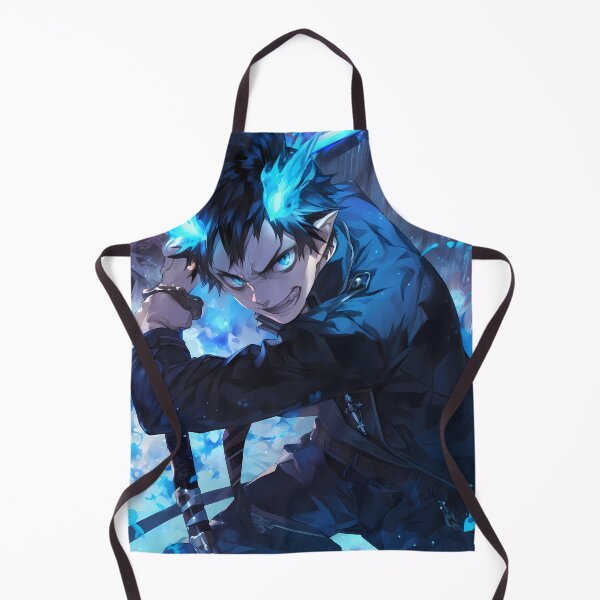 Item preview, Rin Okumura Blue Exorcist Blue Flames Intense Anime Boy designed and sold by riadjamai.