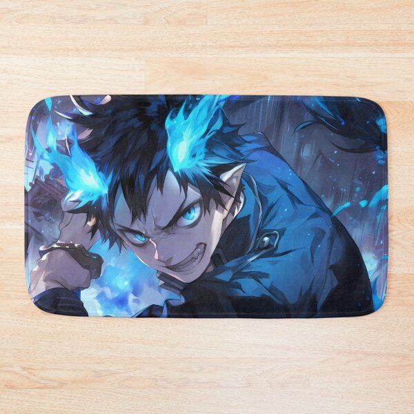 Item preview, Rin Okumura Blue Exorcist Blue Flames Intense Anime Boy designed and sold by riadjamai.