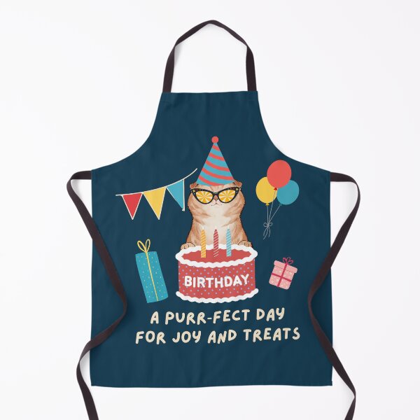 Item preview, Purrfect Birthday Cat Funny Party Design designed and sold by TheBeeKindSpace.