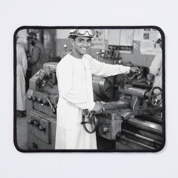 Item preview, Industrial Modernization: Dhahran Workshop 1957 designed and sold by GoldenVerseArt.