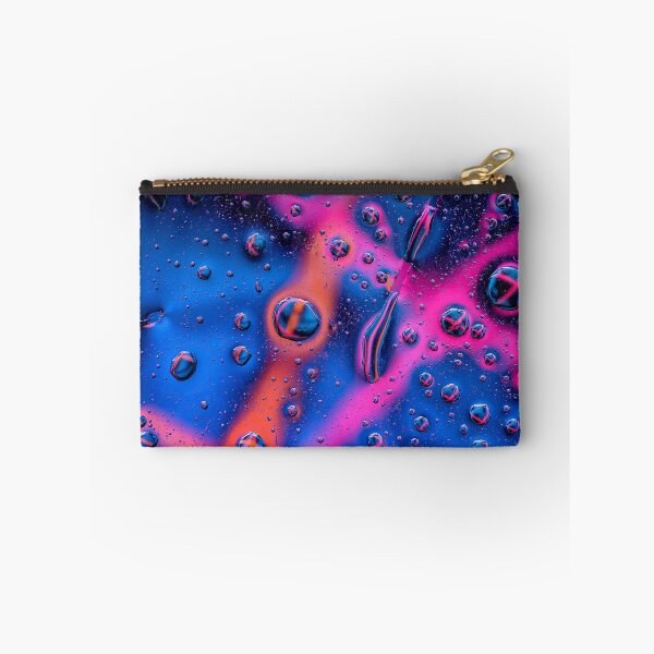Item preview, Neon Pink Veins on Deep Blue Abstract Art designed and sold by MartinAlex66554.