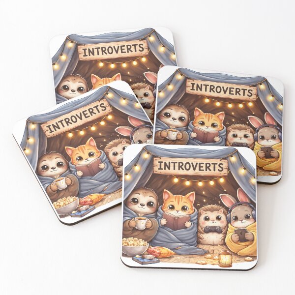 Item preview, Cute Introvert Animal Cartoon designed and sold by PriyankaSonara.