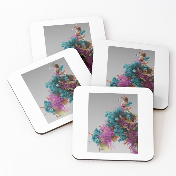 Item preview, Vibrant Abstract Flora Forms designed and sold by fwidhantos.