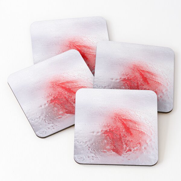 Item preview, Minimalist Red Abstract on Misty Background Art designed and sold by MartinAlex66554.