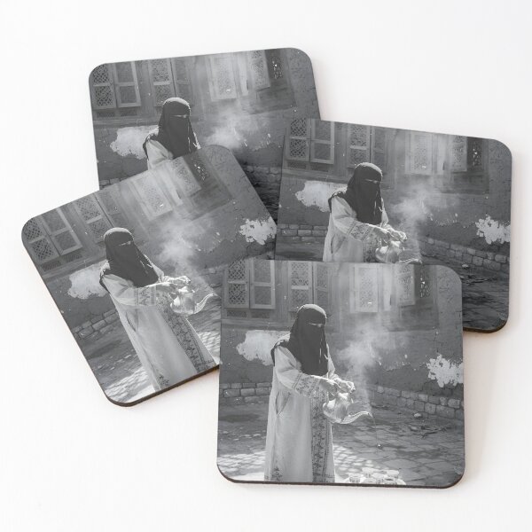 Item preview, Morning Coffee: Al-Balad Jeddah 1953 designed and sold by GoldenVerseArt.