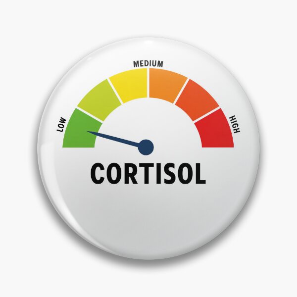 Item preview, Cortisol Low Level Stress Meme designed and sold by Hedoraxe.