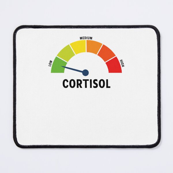 Item preview, Cortisol Low Level Stress Meme designed and sold by Hedoraxe.
