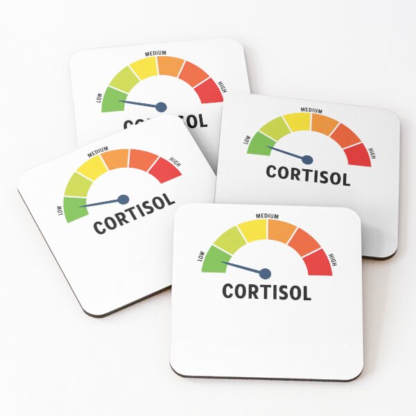 Item preview, Cortisol Low Level Stress Meme designed and sold by Hedoraxe.