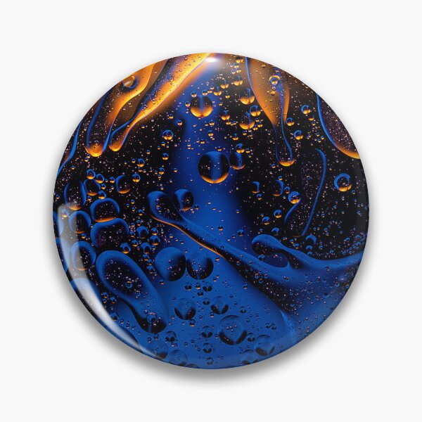 Item preview, Golden Fire and Deep Blue Liquid Abstract designed and sold by MartinAlex66554.