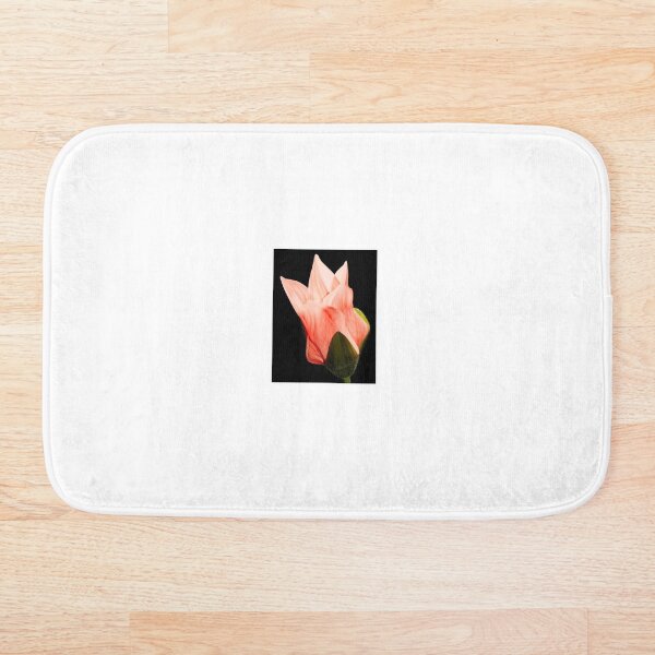 Item preview, Delicate Pink Flower on Black designed and sold by fwidhantos.