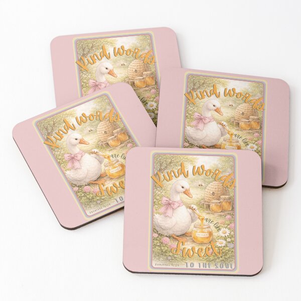 Item preview, Kind words, Christian, children’s, babies, nursery, goose, pastel  designed and sold by Valor-and-Verse.