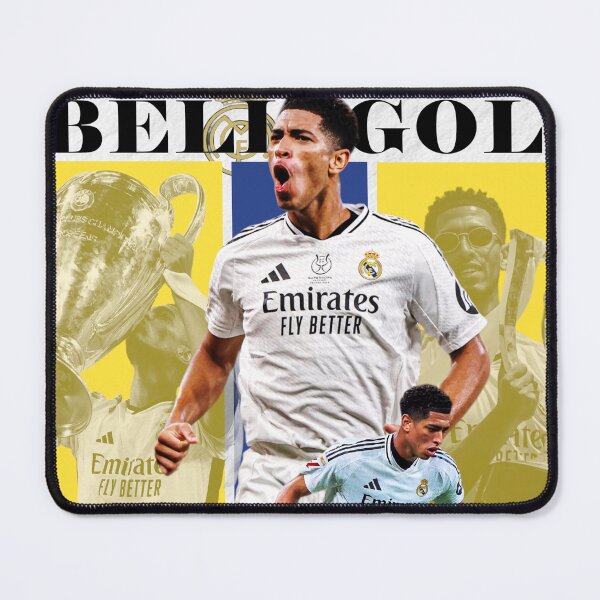 Item preview, Jude Bellingham Real Madrid Poster - Epic Hala Madrid Fan Art Print designed and sold by Af-RT10.