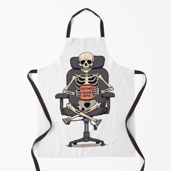Item preview, Existence Fueled by Coffee Skeleton designed and sold by NoriudaR.
