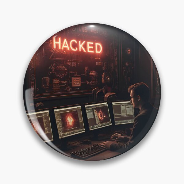 Item preview, Neon Cybersecurity Control Room Where Trust Falls Apart designed and sold by ArtaFutura.