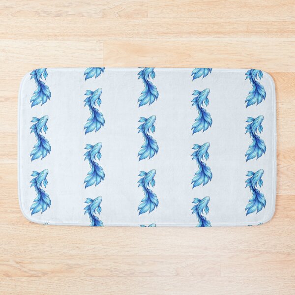 Item preview, Elegant Blue Betta Fish Fluid Art designed and sold by Siriusvibes.