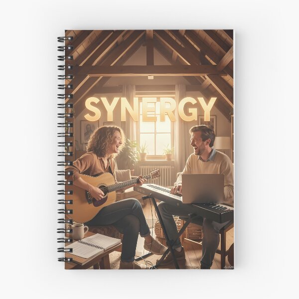 Item preview, Synergy In Songwriting Beneath Warm Attic Studio Light designed and sold by ArtaFutura.