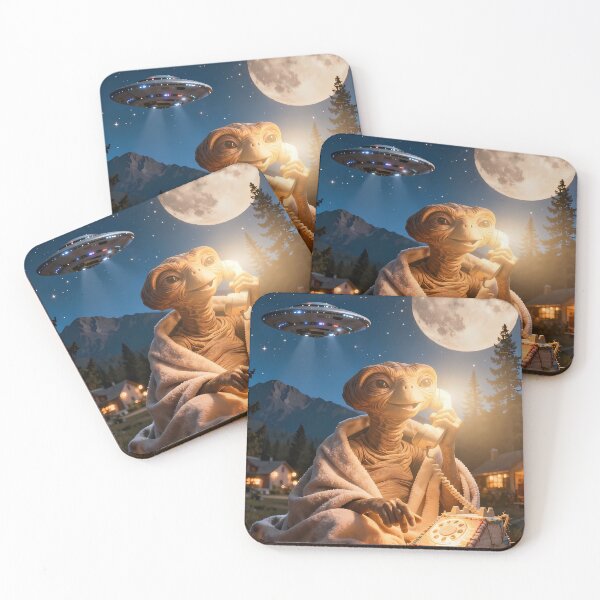 Item preview, Moonlit Alien Calling Home Beneath Stars and Silence designed and sold by ArtaFutura.
