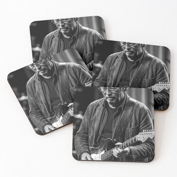Item preview, Soulful Monochrome Guitarist Lost In Midnight Studio Light designed and sold by ArtaFutura.