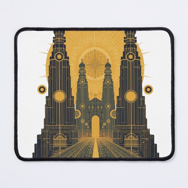 Item preview, The Celestial Gateway – Art Deco Tarot Architecture designed and sold by catcurio.
