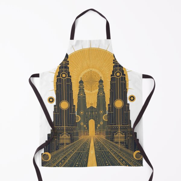 Item preview, The Celestial Gateway – Art Deco Tarot Architecture designed and sold by catcurio.
