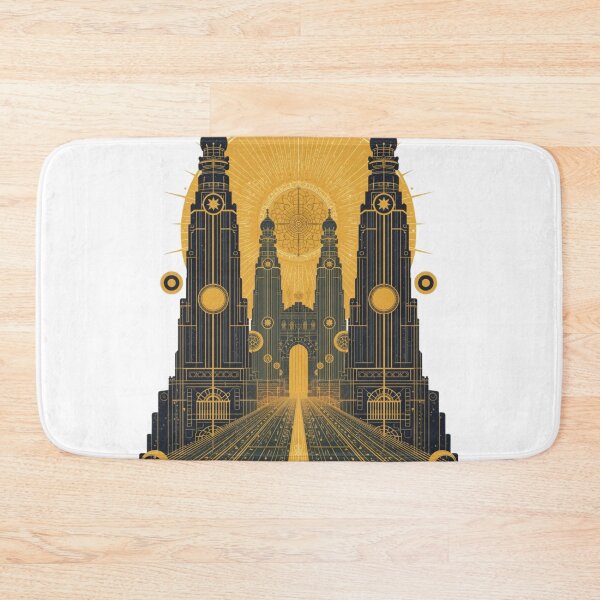 Item preview, The Celestial Gateway – Art Deco Tarot Architecture designed and sold by catcurio.