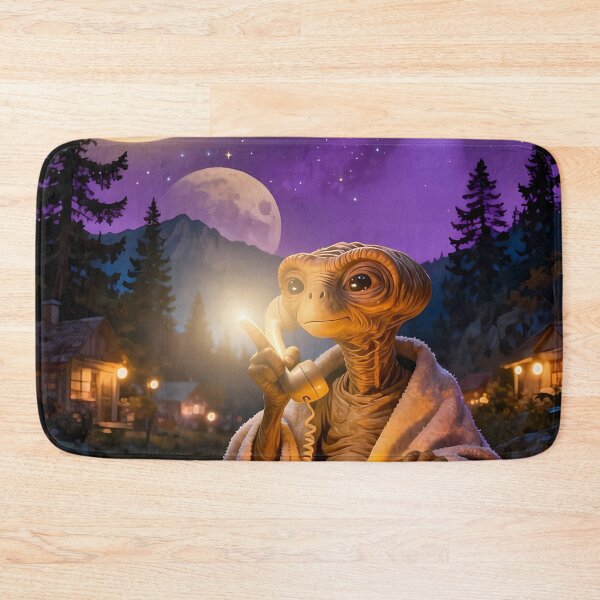 Item preview, Moonlit Forest Visitor Calling Beneath a Violet Sky designed and sold by ArtaFutura.