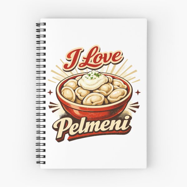 Item preview, Retro I Love Pelmeni – Vintage Food Art designed and sold by Pineapple-Tree.