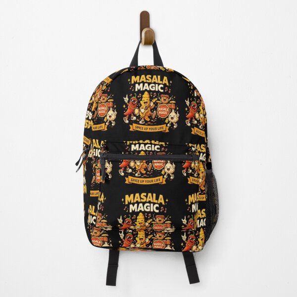 Item preview, Masala Magic Funny Spice Band– Cute Indian Food Cartoon Music Design | Spice Up Your Life Graphic designed and sold by Globalcitytees.