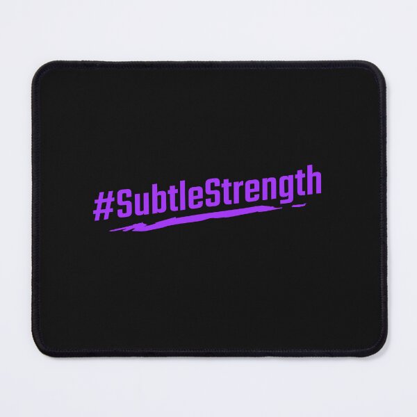 Item preview, #SubtleStrength Hashtag T-Shirt designed and sold by DwishOriginals.