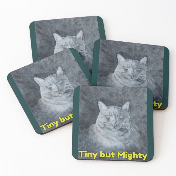 Item preview, Gatto Nero Tigrato – Tiny but Mighty – Cornice Verde Petrolio designed and sold by su74lab.