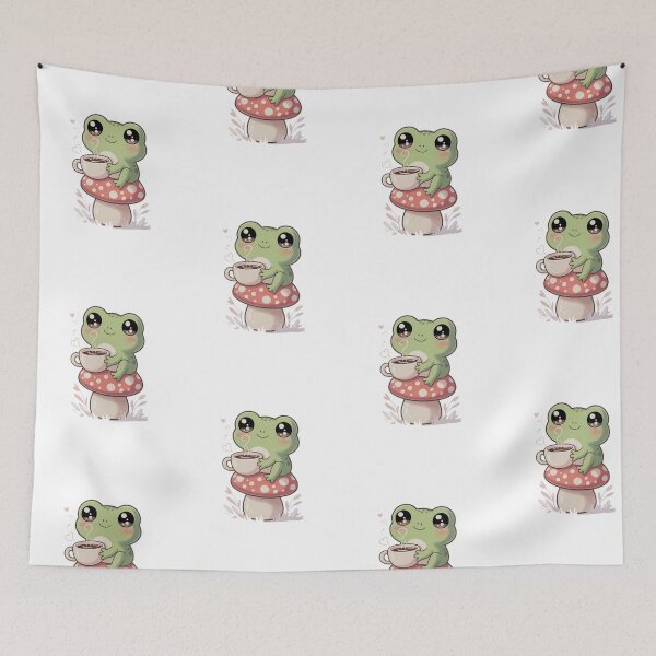 Item preview, Funny Lazy Frog “I Tried” Meme – Cute Frog Sticker designed and sold by YounexxART.