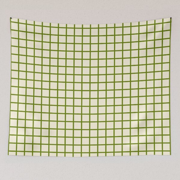 Item preview, Beige and Green Grid Pattern designed and sold by Jeallan Designs.