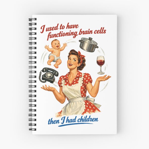 Item preview, Retro Pin-Up Mom Humor – Multitasking Chaos designed and sold by Pineapple-Tree.