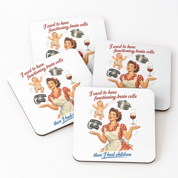 Item preview, Retro Pin-Up Mom Humor – Multitasking Chaos designed and sold by Pineapple-Tree.