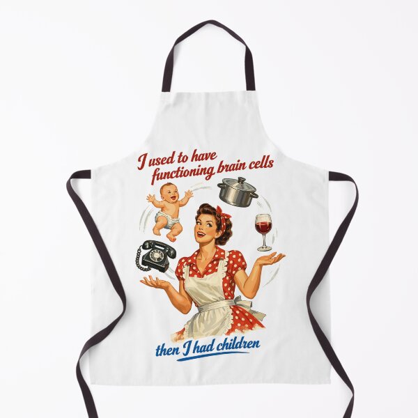 Item preview, Retro Pin-Up Mom Humor – Multitasking Chaos designed and sold by Pineapple-Tree.