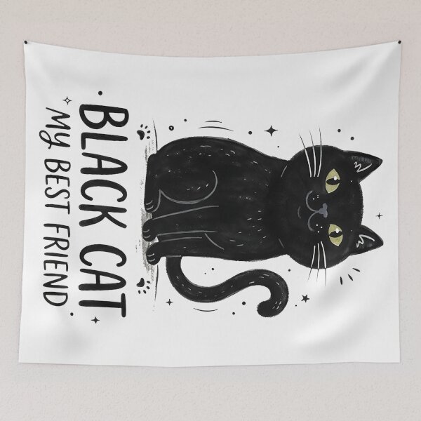 Item preview, Cat My Best Friend - Cute Magic Star Kitten Illustration designed and sold by RubisLeaf.