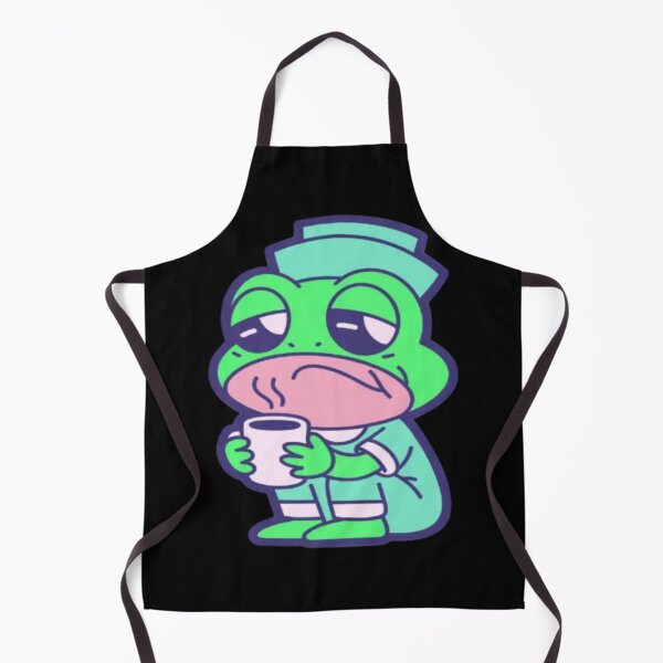 Item preview, Sleepy Frog Drinking Coffee Kawaii designed and sold by DailySparks.