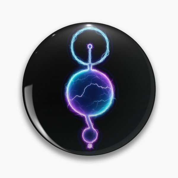 Item preview, Crop circle neon purple blue designed and sold by MessageToEarth.