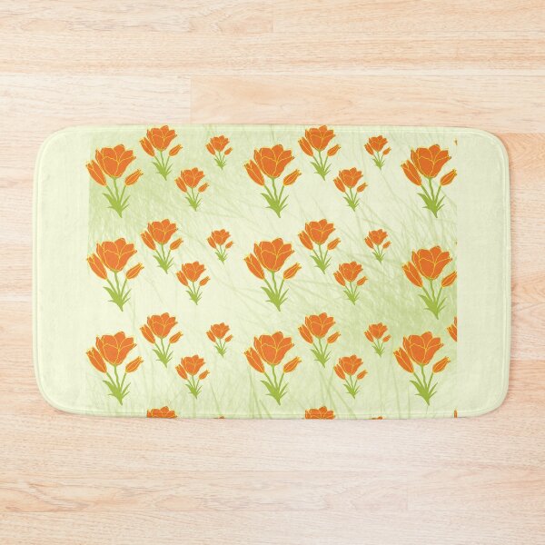 Item preview, Orange Lily Pattern on Transparent Grass (PNG) designed and sold by Atlasoloji.