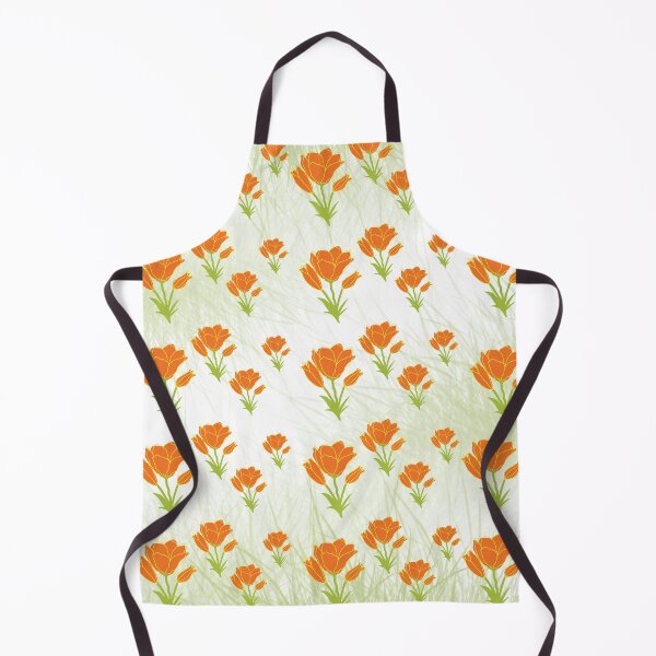 Item preview, Orange Lily Pattern on Transparent Grass (PNG) designed and sold by Atlasoloji.