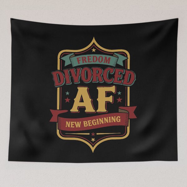 Item preview, Divorce Freedom Divorced AF New Beginning Single designed and sold by LuminOrb.
