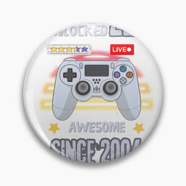 Item preview, 22nd Birthday T-shirt 22yr 22 Year Old Birthday Level 22 Unlocked Awesome Since 2004 22nd Birthday Gaming T-shirt designed and sold by Zibis09.