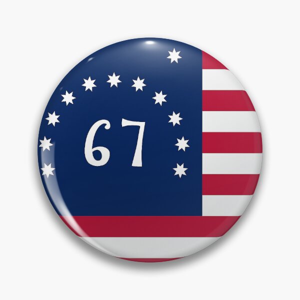 Item preview, 67 American Flag Bennington Flag Parody 1776 4th of July Semiquincentennial designed and sold by Loud and Morbid.
