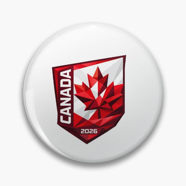 Item preview, Modern Canada 2026 - Geometric Maple Leaf Athletic Crest designed and sold by yushun1224.