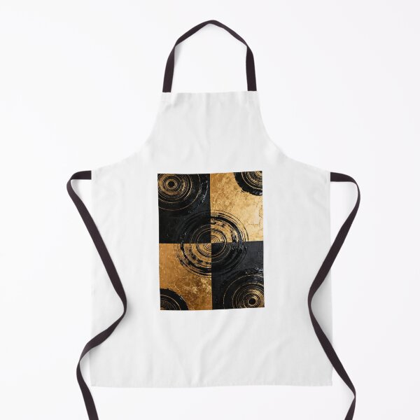 Item preview, Golden circles on a black background designed and sold by paulrommer.