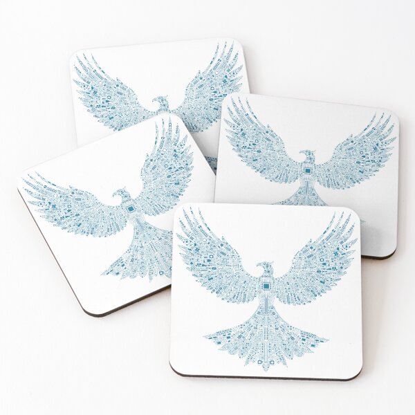Item preview, Techno Bird: Marine Blue designed and sold by LyonDesignSweden.