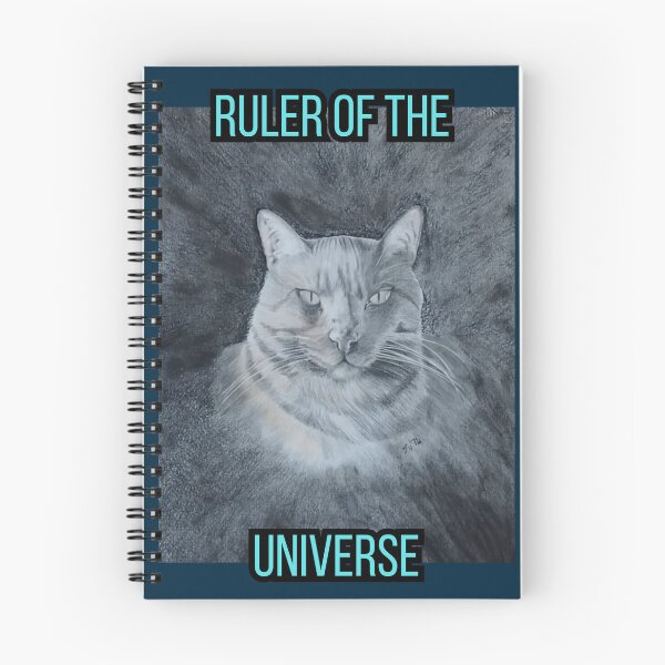 Item preview, Gatto Nero Tigrato – Ruler of the Universe – Cornice Blu Scuro designed and sold by su74lab.