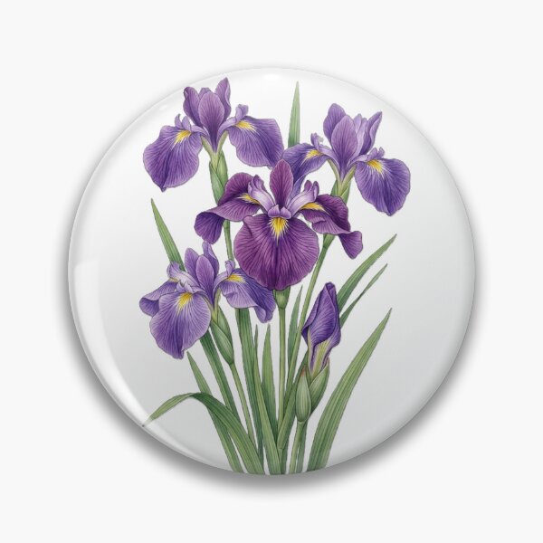 Item preview, Edo Iris Garden: Traditional Japanese Art designed and sold by SakuraMarket26.